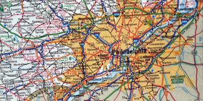 नक्शे के फिलाडेल्फिया फिलीस्तीनी अथॉरिटी