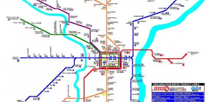 फिलाडेल्फिया सार्वजनिक पारगमन नक्शे