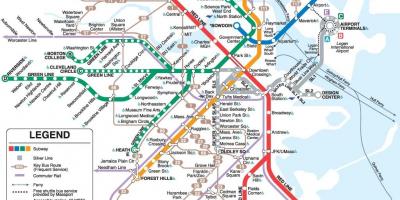 फिलाडेल्फिया सार्वजनिक परिवहन का नक्शा