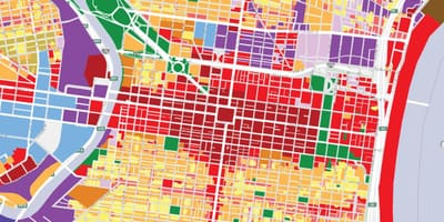 Zoning नक्शा फिलाडेल्फिया